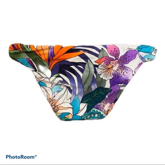 TRINA TURK PARADISE FLORAL TANKINI TOP AND BOTTOM HIPSTER SWIMSUIT **NWT** - Picture 8 of 10
